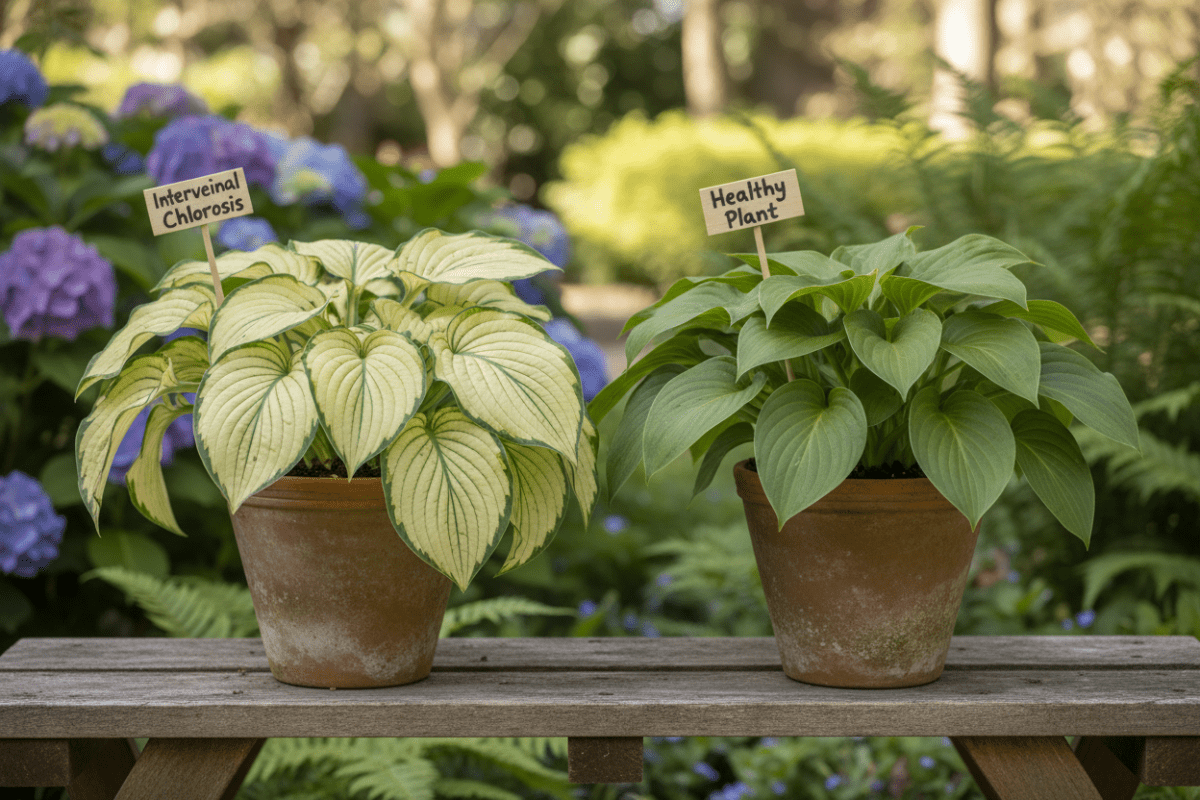 May–June Care for Container Hostas — Feeding, Watering and Fixing Nutrient Problems - Hosta Choice Gardens
