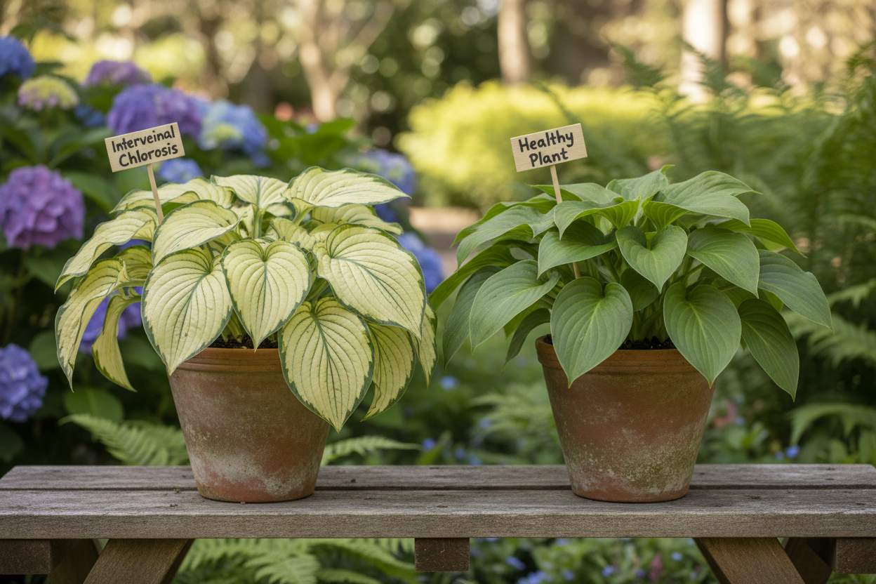 May–June Care for Container Hostas — Feeding, Watering and Fixing Nutrient Problems